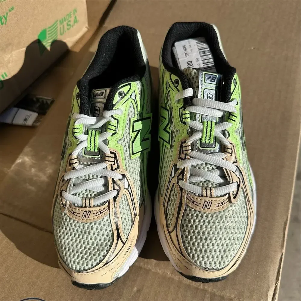 New Balance 740 Women's Sneakers Mint Flash Green Low Top Lace Up Size 5.5 | New